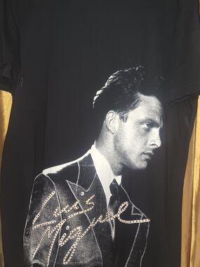 Black Graphic Luis Miguel 2023 Concert Tour T Shirt Size Large